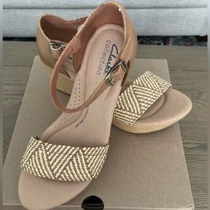 Clarks Wedge Heel Sandal